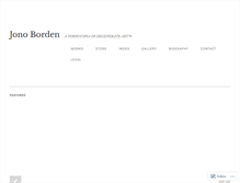Tablet Screenshot of jonoborden.com